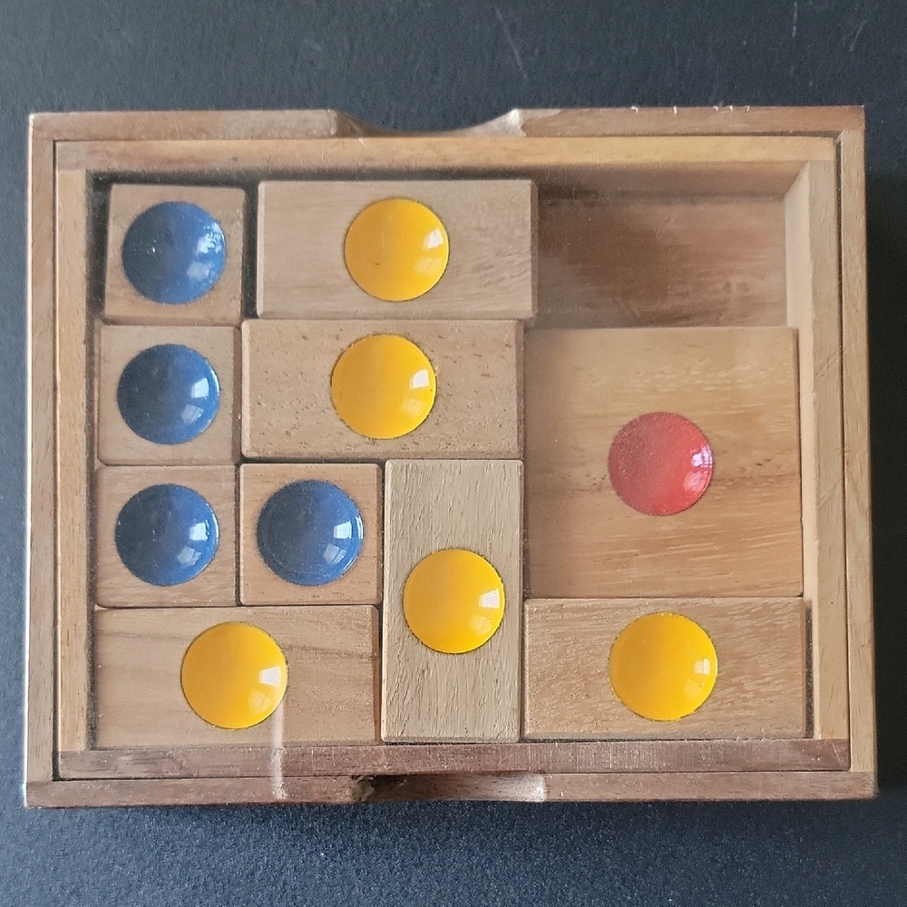 Vintage Khunpan Wooden Sliding Puzzle - Factory Sealed.